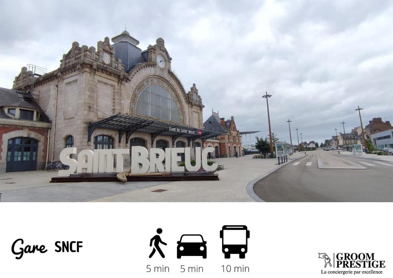Apartament Le Ty Briochin - Hypercentre Saint-Brieuc Zewnętrze zdjęcie